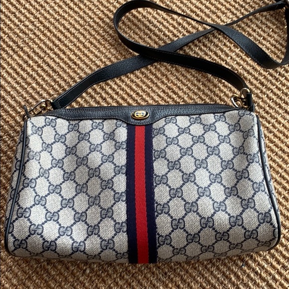 navy gucci crossbody bag